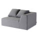  Fonteyn | Loungebank 2-zits Links Buddha | Grey Flanelle 701259-01